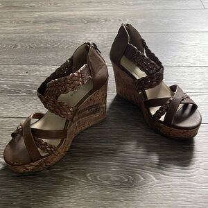 Wedge Strappy Heels size 7